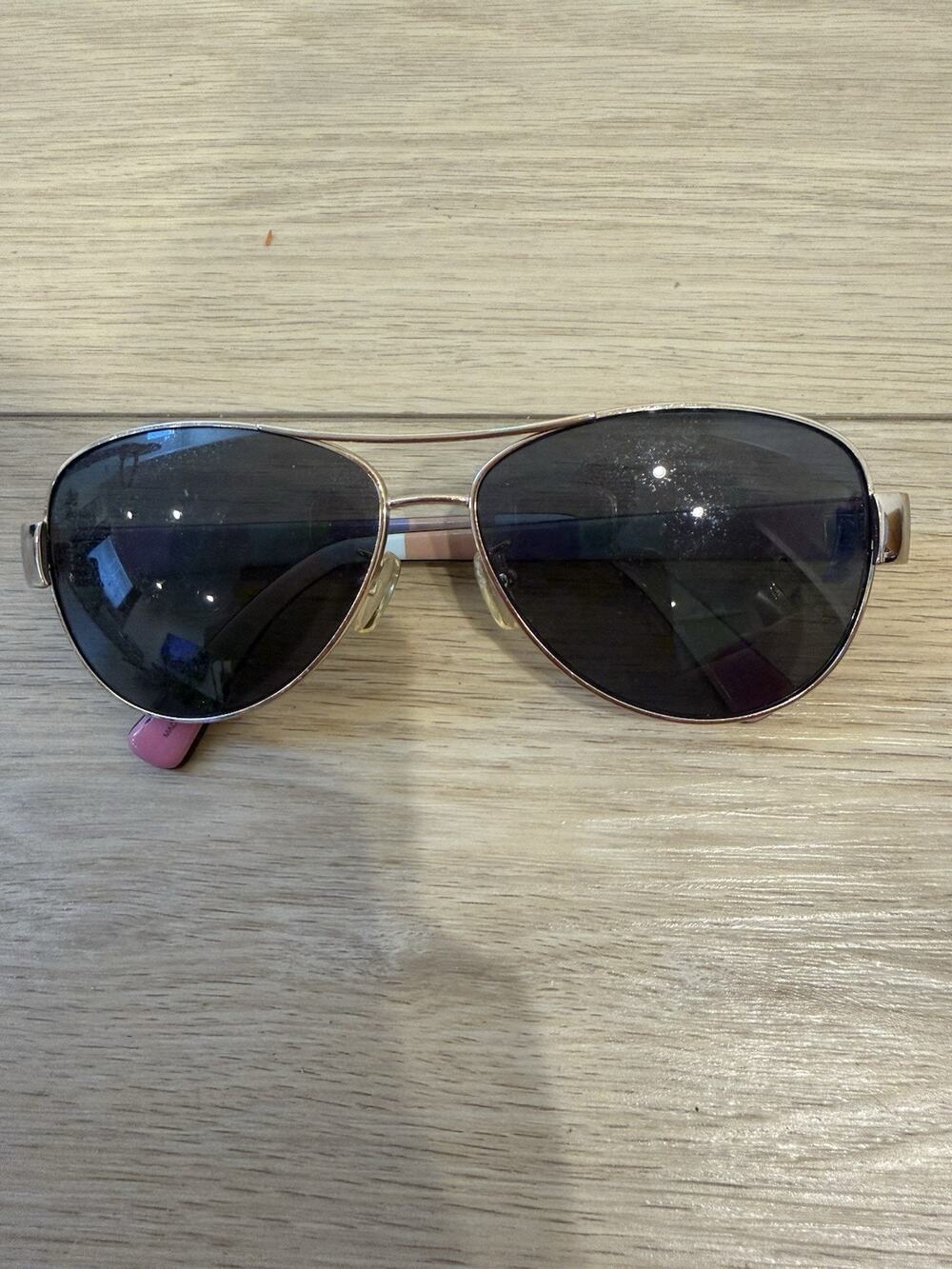 Hard Candy HS02P Polarized Sunglasses Gold 59-13-136